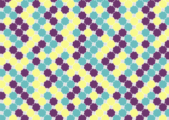 幾何学的なタイル模様 背景