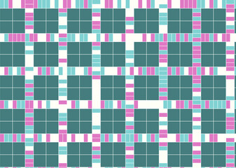 幾何学的なタイル模様 背景
