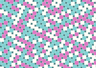 Fototapeta premium 幾何学的なタイル模様 背景