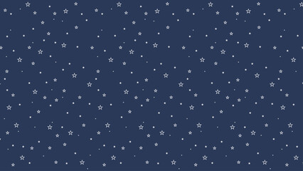 Seamless star outline pattern on dark blue background. Perfect for night sky themes, kids designs, wrapping paper, digital backgrounds, and dreamy celestial projects.