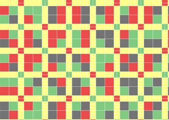 幾何学的なタイル模様 背景