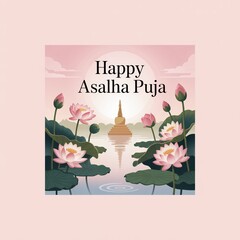 Asalha Puja Icon Logo