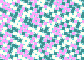 幾何学的なタイル模様 背景