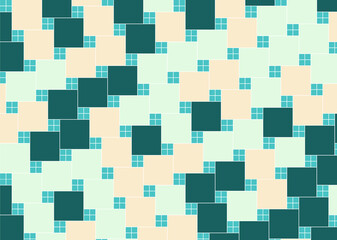 幾何学的なタイル模様 背景