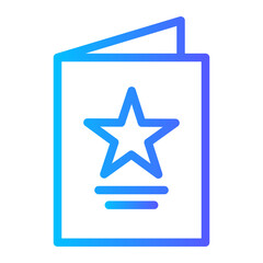 Obraz premium Digital Greeting Cards icon