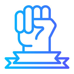Independence Day Hand Gesture icon