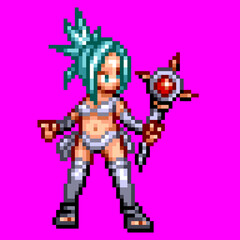 モンスター：女性魔導士