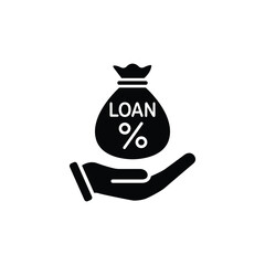 Financial assistance, money bag, interest rates.