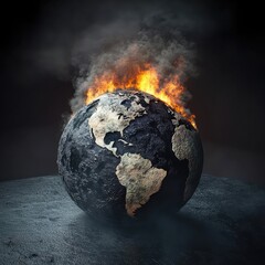 Fossil fuels nonrenewable resource coal oil gas energy generation climate problem greenhouse emissions global warming environmental degradation finite supply