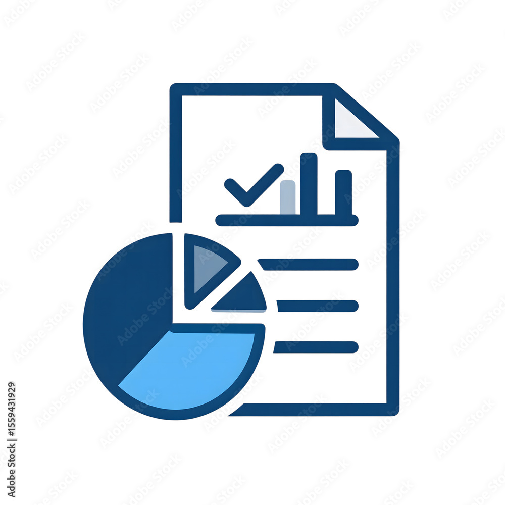 Poster document with chart and graph representation for business analysis needs