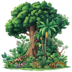 Forests and woodlands tree biodiversity natural habitat wildlife shelter ecosystem services flora woodland nature conservation environment resources wild species survival