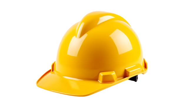 Safety helmet isolated on transparent background