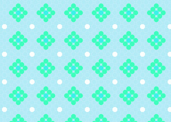 和をイメージしたドット柄 タイル 背景