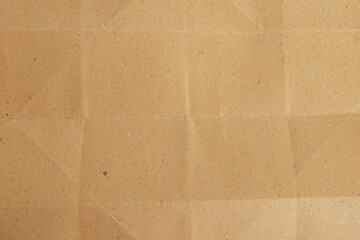 Fototapeta premium Folded Brown Kraft Paper Texture