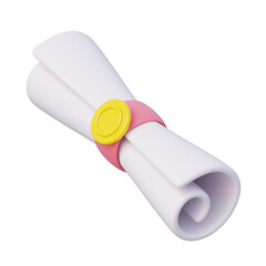 Diploma scroll ready for graduates