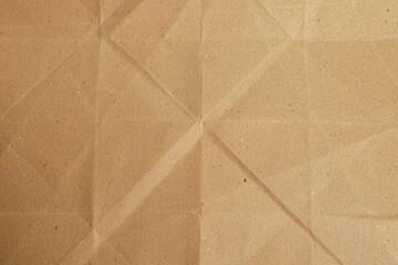 Geometric Brown Kraft Paper Texture

