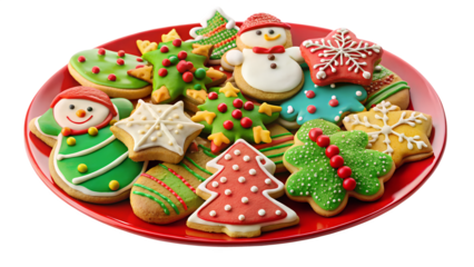 christmas gingerbread cookies and decorations