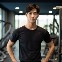generative ai,헬스,트레이너,헬스트레이너,남자,운동,운동하는 남자,근육,헬스장,체육관
