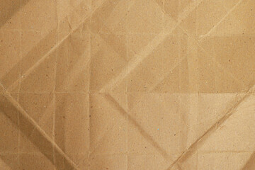 Brown Kraft Paper Folded Texture

