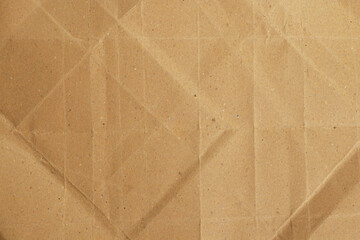 Brown Kraft Paper Folded Texture

