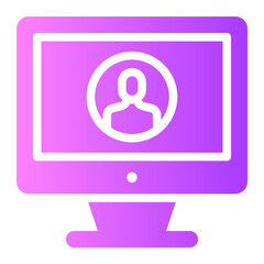 account gradient icon