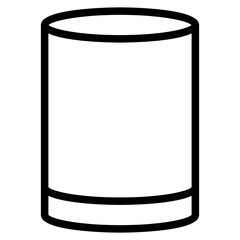 Plastic packaging in vector illustration