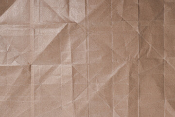 Brown Folded Paper Texture Background

