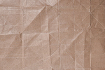 Brown Folded Paper Texture Background

