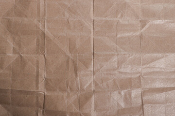 Folded Brown Paper Texture Background

