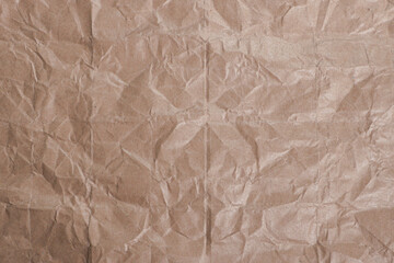 Folded Brown Paper Texture Background

