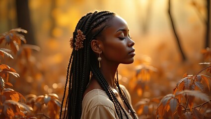 woman, autumn, beauty, nature, park, fall, fashion, 