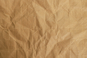 Brown Wrinkled Paper Texture Background