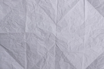 White Wrinkled Paper Texture Background