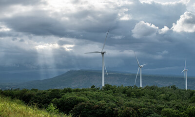 big wind turbines made in Thailand