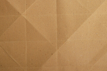 Brown Folded Recycled Paper Texture