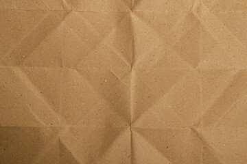 Brown Folded Recycled Paper Texture