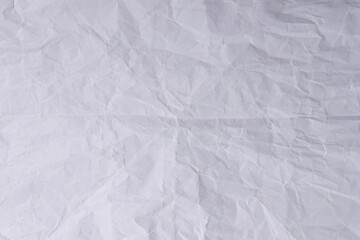 Folded Wrinkled White Paper Texture Background


