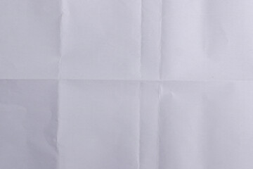 Folded White Paper Texture Background