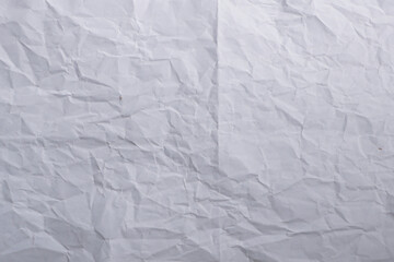 Crumpled White Paper Texture Background


