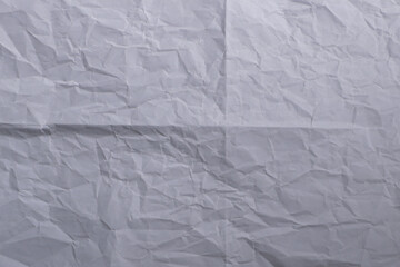 Wrinkled White Paper Texture Background

