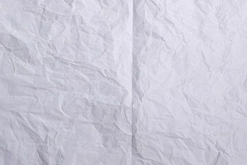 Folded Wrinkled White Paper Texture Background for Vintage and Grunge Design

