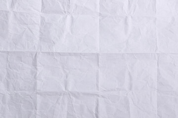 Wrinkled White Paper Texture Background for Scrapbook and Mockup Design

