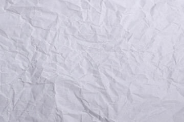 Wrinkled White Paper Texture Background for Scrapbook and Mockup Design

