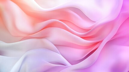 Obraz premium Abstract Pastel Fabric Wave Background Design