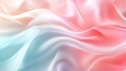 Obraz premium Abstract Pastel Fabric Wave Background Design