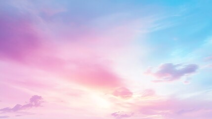 Obraz premium Abstract Pastel Gradient Sky Background
