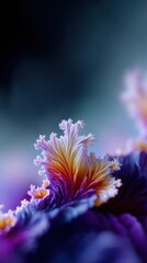 Colorful Abstract Fractal Design with Intricate Patterns and Textures