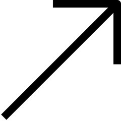 Arrow up - Simple Minimalist Icon