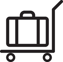 Cart Bag - Simple Minimalist Icon