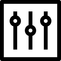 Control - Simple Minimalist Icon